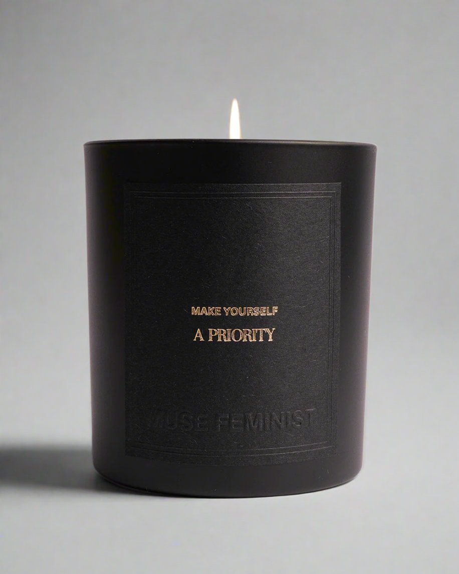 the self love candle jar muse feminist