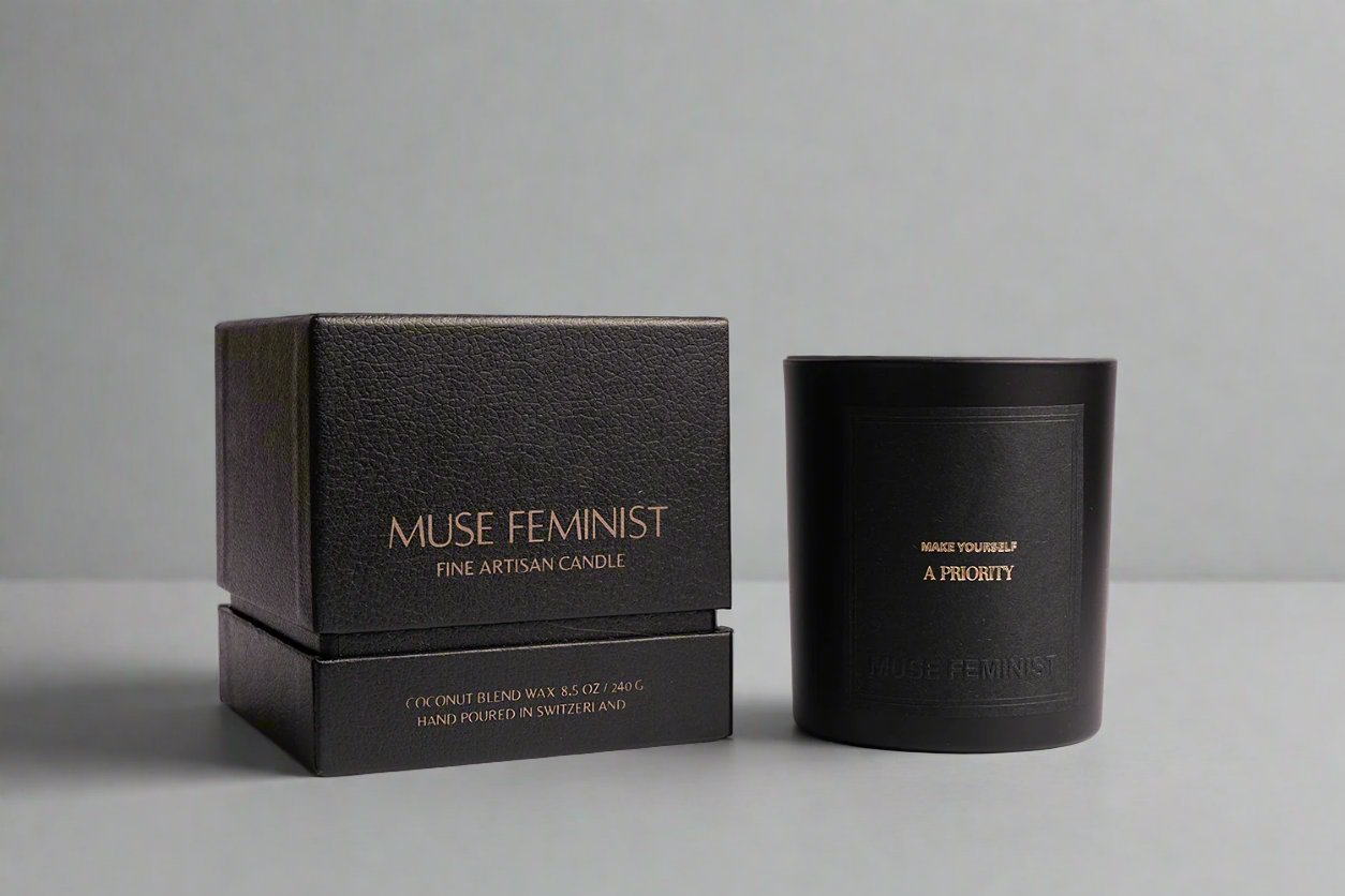 the self love candle jar and luxury box