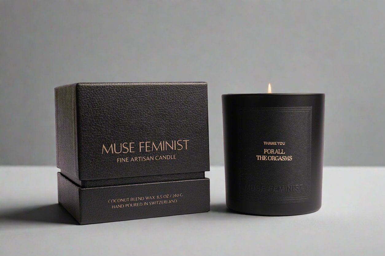 the sexy candle jar and luxury box